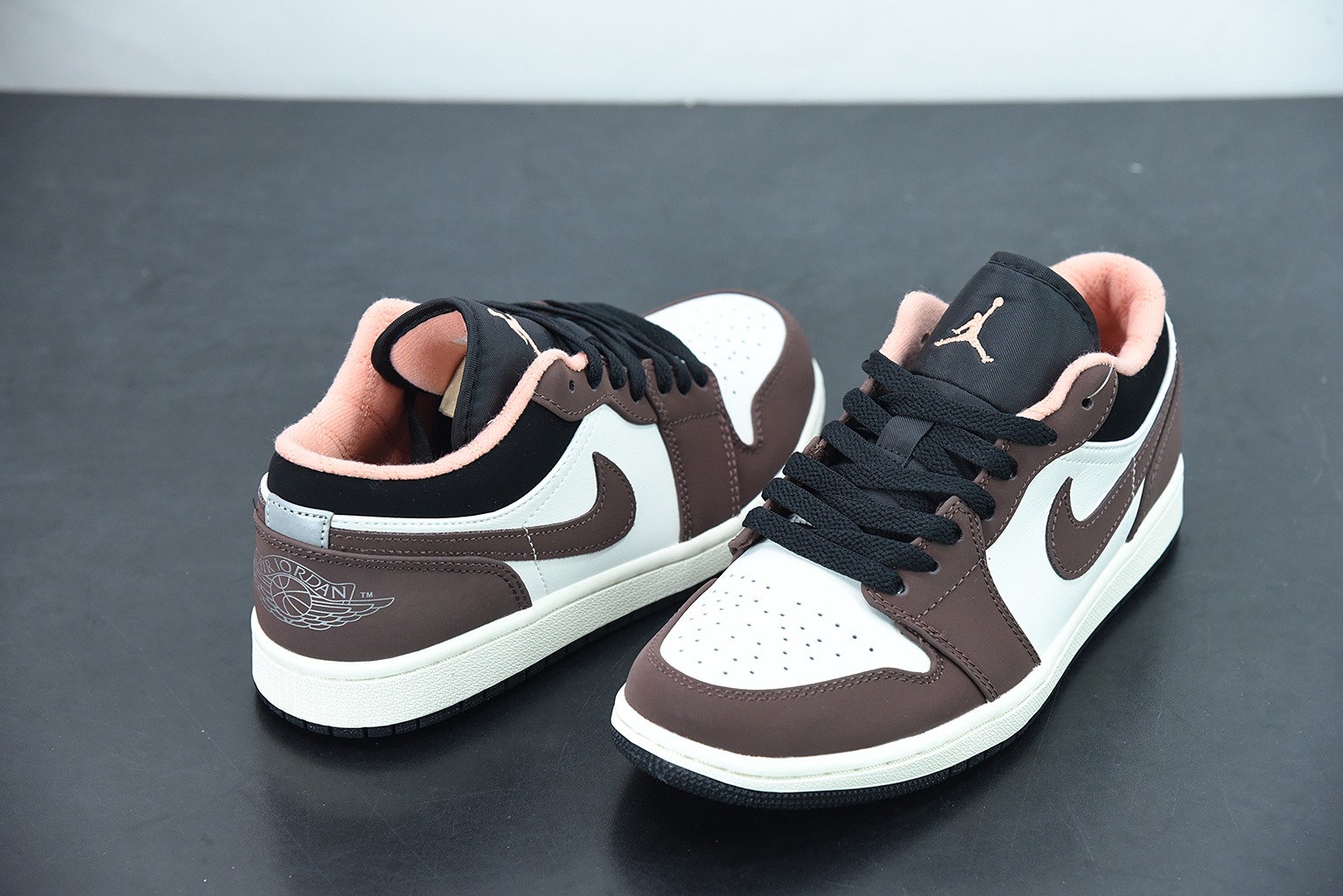 Air Jordan 1 Low AJ1 小摩卡白棕 乔1低帮文化篮球鞋 货号：DC6991-200