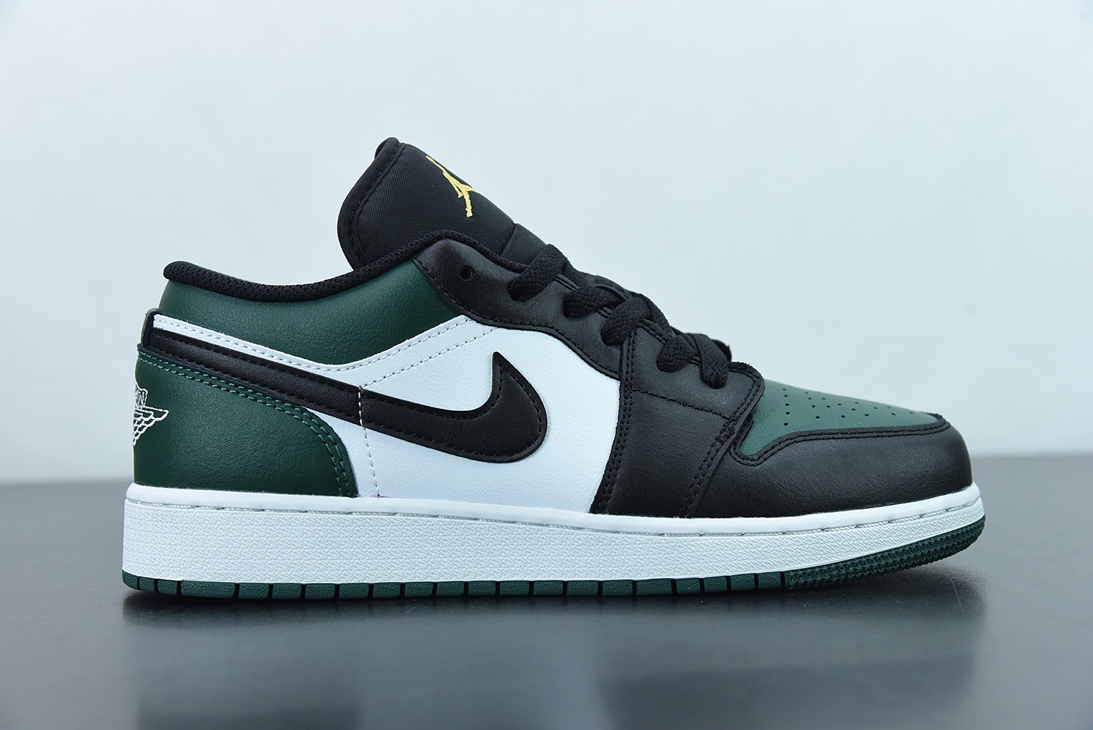 Air Jordan 1 Low 黑绿脚趾 AJ1乔1低帮文化篮球鞋 货号:553558-371