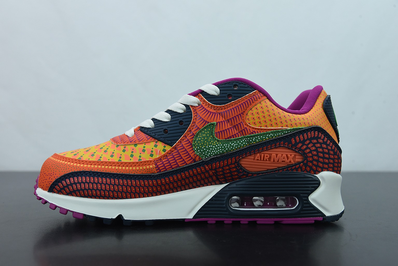 [Air Force Series]NK Air Max 90 Day Of The Dead Half Palm Air Cushion Vintage