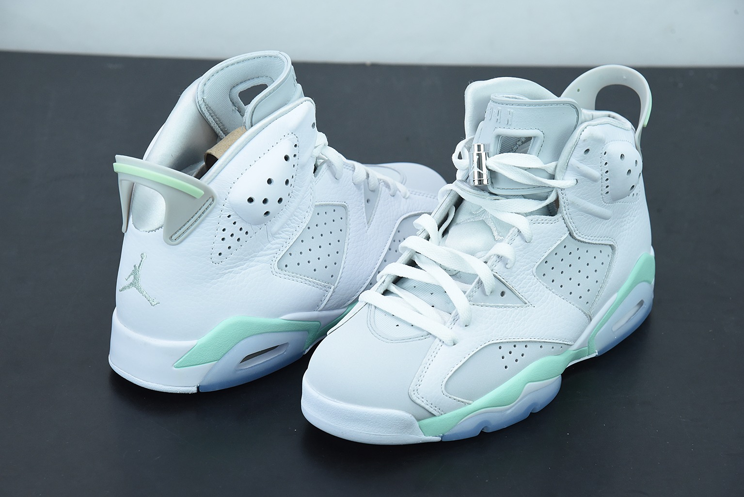 H00G6 Air Jordan 6 “Mint Foam” AJ6 纯原 白薄荷绿色 清新简约 篮球鞋 货号: DQ4914 103