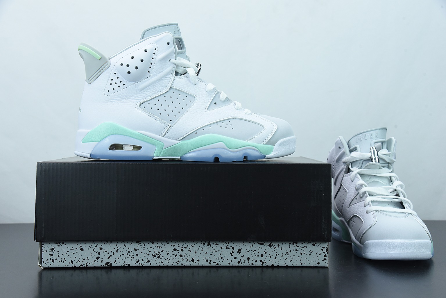H00G6 Air Jordan 6 “Mint Foam” AJ6 纯原 白薄荷绿色 清新简约 篮球鞋 货号: DQ4914 103