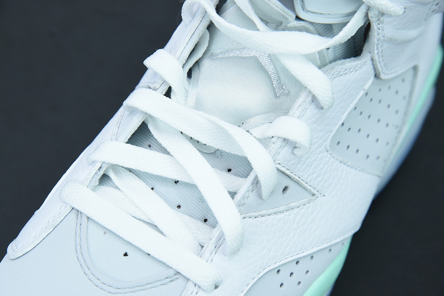H00G6 Air Jordan 6 “Mint Foam” AJ6 纯原 白薄荷绿色 清新简约 篮球鞋 货号: DQ4914 103