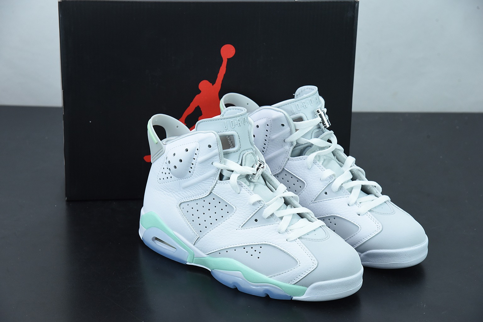 H00G6 Air Jordan 6 “Mint Foam” AJ6 纯原 白薄荷绿色 清新简约 篮球鞋 货号: DQ4914 103