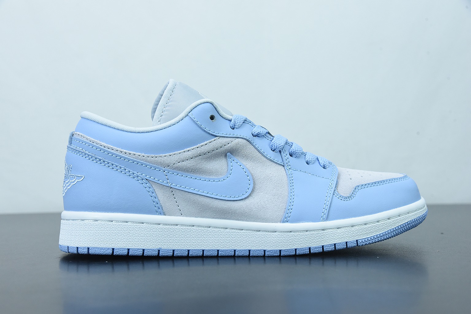 Air Jordan 1 Low AJ1乔1大学蓝 冰蓝灰 低帮休闲板鞋 货号:DC0774-050