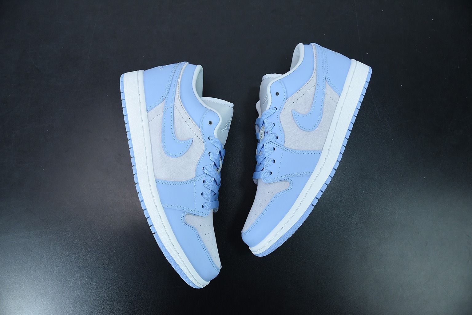 Air Jordan 1 Low AJ1乔1大学蓝 冰蓝灰 低帮休闲板鞋 货号:DC0774-050