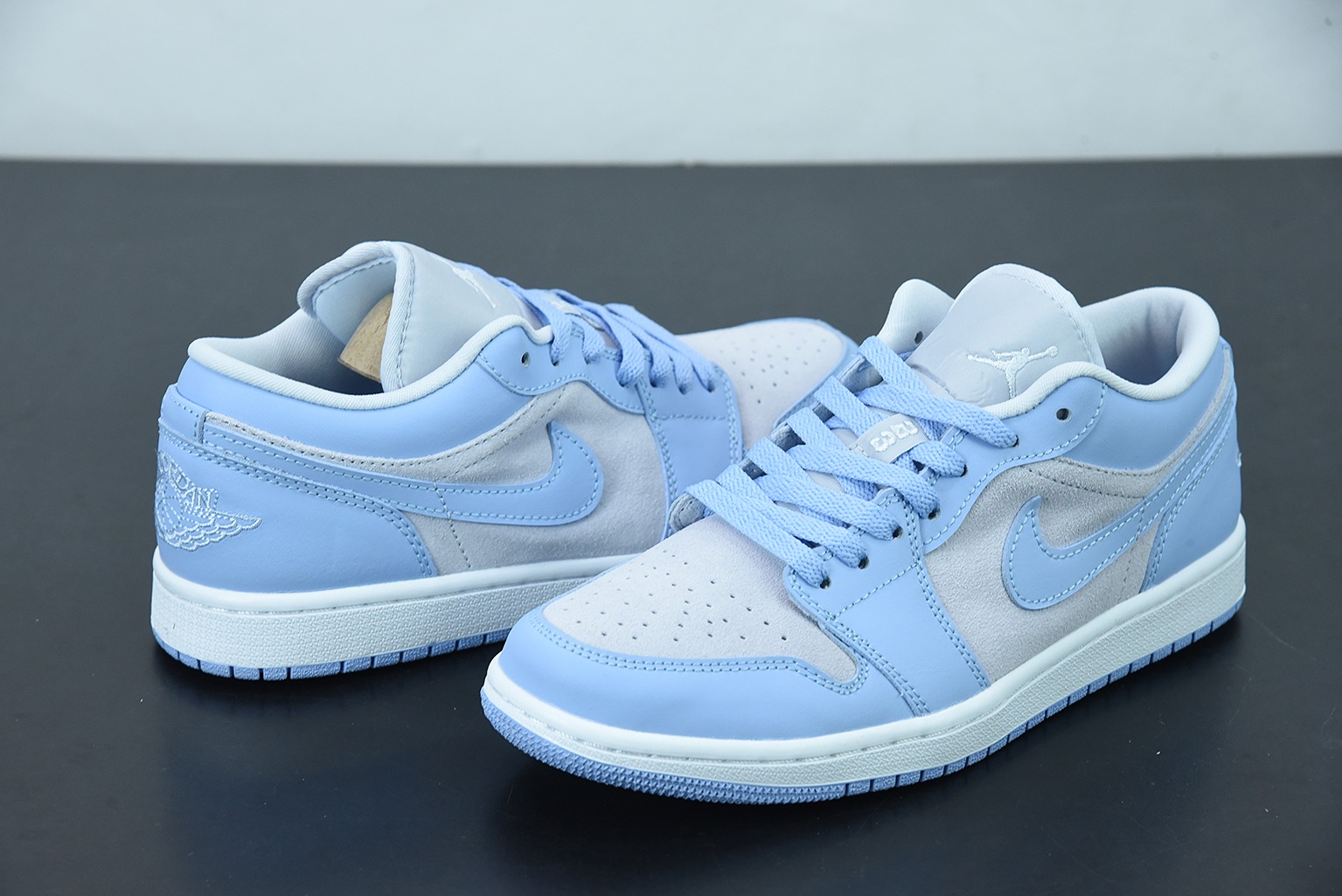 Air Jordan 1 Low AJ1乔1大学蓝 冰蓝灰 低帮休闲板鞋 货号:DC0774-050