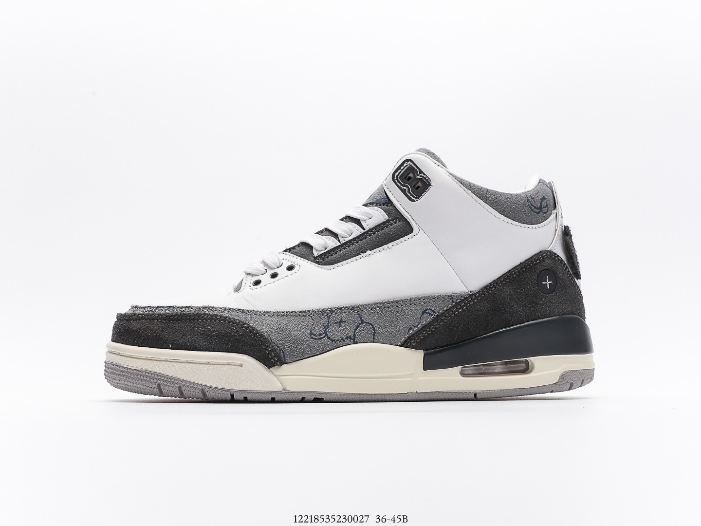 Alta Versión Jordan Air Jordan 3 Michael Jordan AJ3 Generación mid-top retro cultura deportiva casua