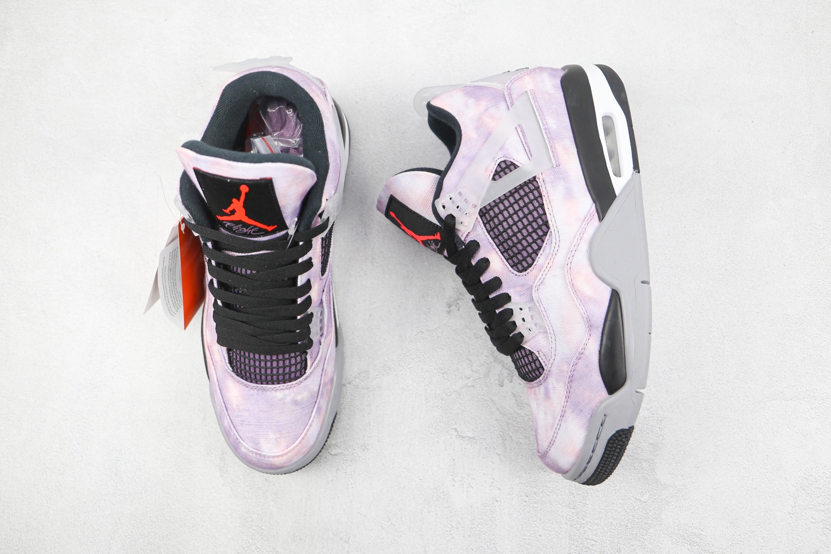 H0  纯原 AJ4 星空 扎染幻彩 禅师幻彩扎染 耐克Nike Air Jordan 4 Retro”Zen Master”AJ4代中帮复古休闲运动文化篮球鞋 致敬乔丹「恩师」菲尔·杰克逊教练的全新炫酷配色原楦原档案开发纸版楦型采用正确纹理扎染厚实帆布鞋面材质TU超Q弹网格材质 还原Z细节原厂流水成型工艺及拉帮注胶效果全新底模,完美品相清洁度及喷漆效果❗