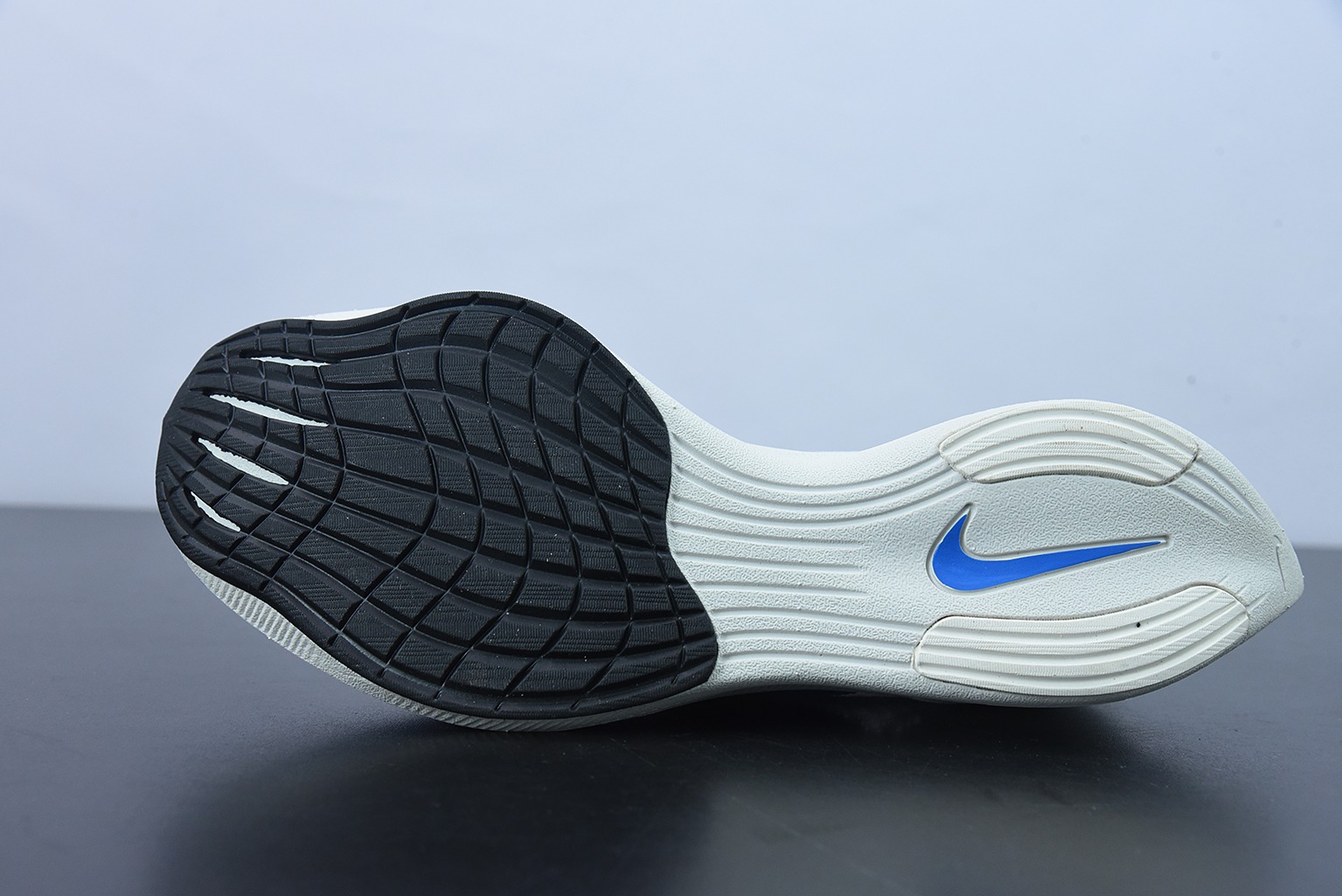 Nk ZoomX Vaporfly NEXT％ 2 马拉松针织面透气运动跑鞋 白蓝 CU4111-102