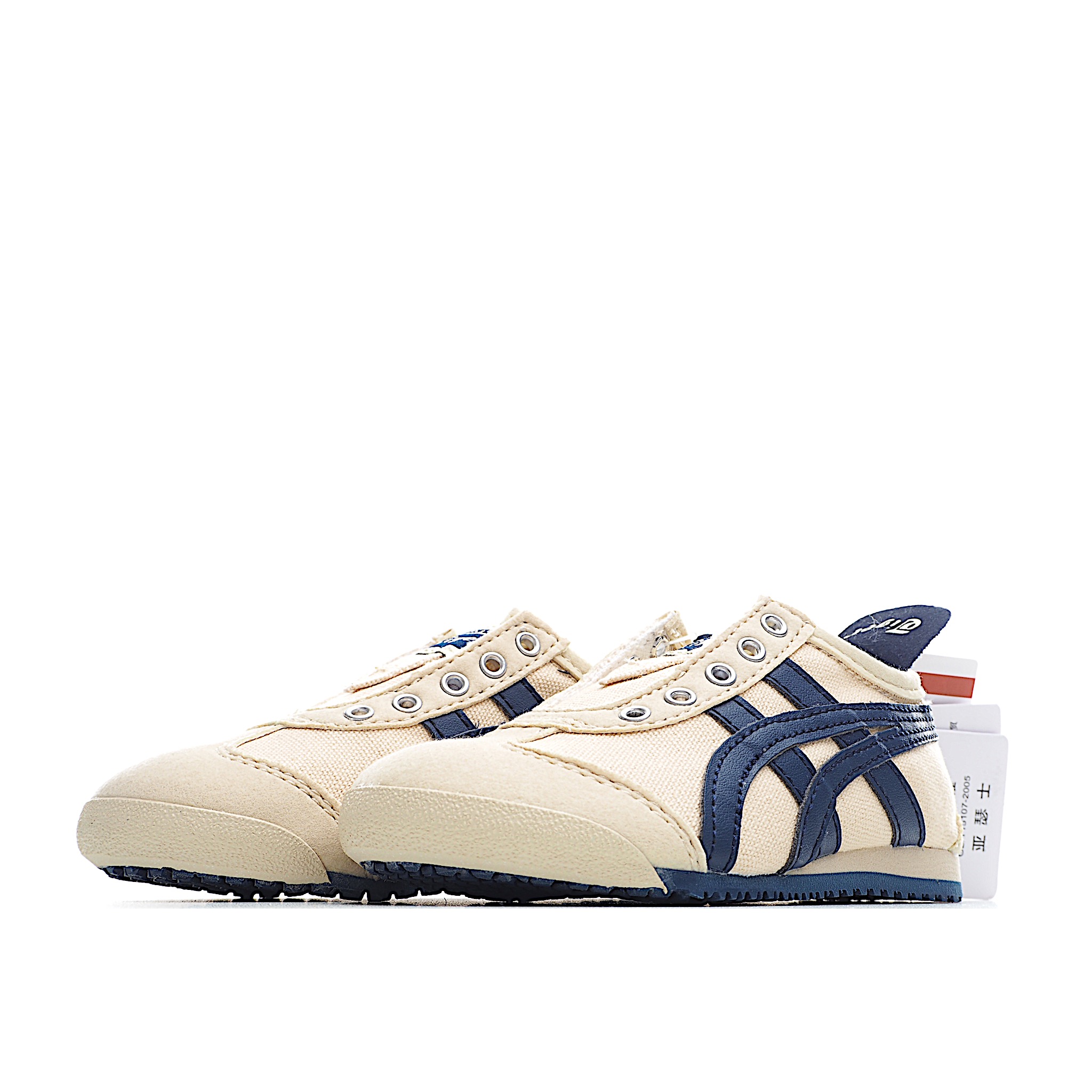 图片[2]-Asics亚瑟士儿童帆布一脚蹬童鞋 超有内涵气质的亚瑟士.. 帆布款也太可爱了吧，一脚蹬款式穿脱超方便，入园太赞啦，不怕撞款，独一无二就是你家娃⭐ 尺码：22.5码–39码-选品中心