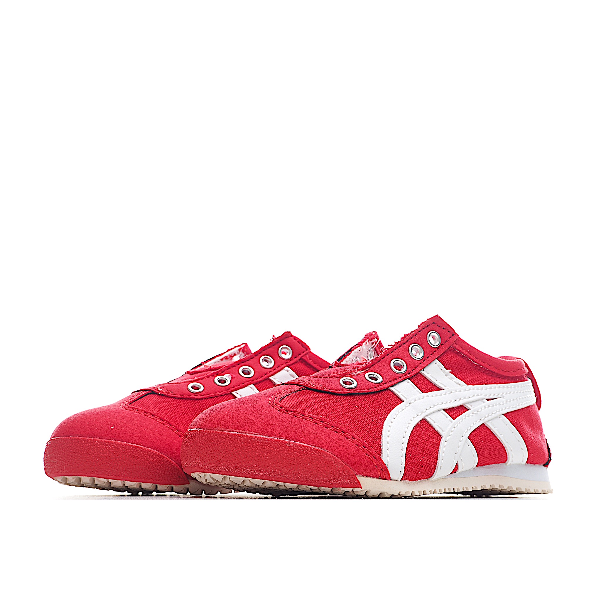 图片[2]-Asics亚瑟士儿童帆布一脚蹬童鞋 超有内涵气质的亚瑟士.. 帆布款也太可爱了吧，一脚蹬款式穿脱超方便，入园太赞啦，不怕撞款，独一无二就是你家娃⭐ 尺码：22.5–39-选品中心