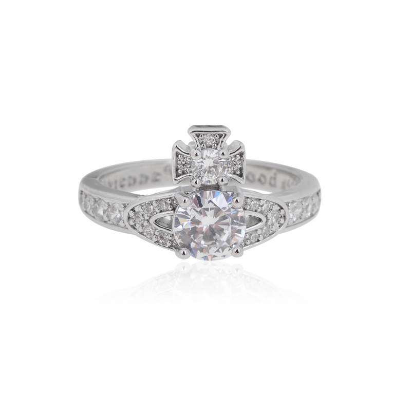 NO:103185,Queen Mother of the Cialis full track zircon ring - silver white, Queen Mother of the Cialis ring, ring19860909西太后满镶轨道锆石戒指-银白,西太后戒指,ring,Jewelry