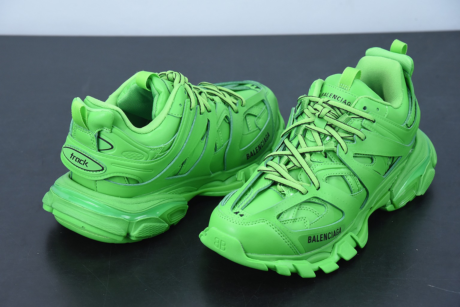 巴黎世家三代 3.0  Balenciaga Triple S 骚绿 绿色户外老爹鞋