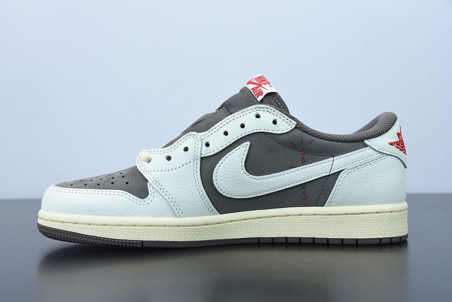 0H2K6 纯原 Travis Scott x AJ1 Low OG SP TS联名白棕倒勾低帮 DM7866-162