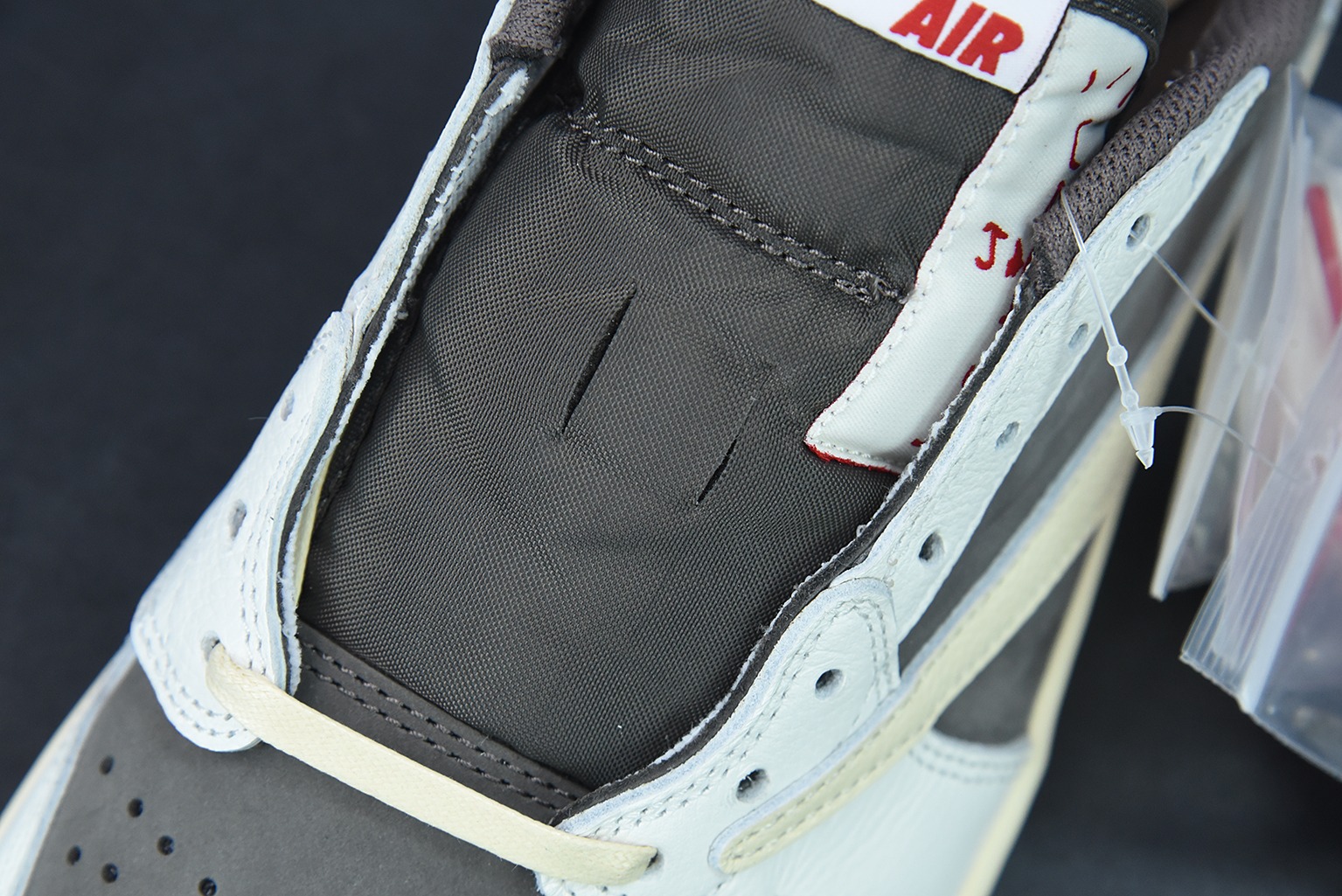 0H2K6 纯原 Travis Scott x AJ1 Low OG SP TS联名白棕倒勾低帮 DM7866-162