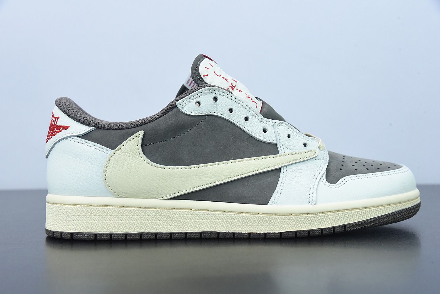 0H2K6 纯原 Travis Scott x AJ1 Low OG SP TS联名白棕倒勾低帮 DM7866-162