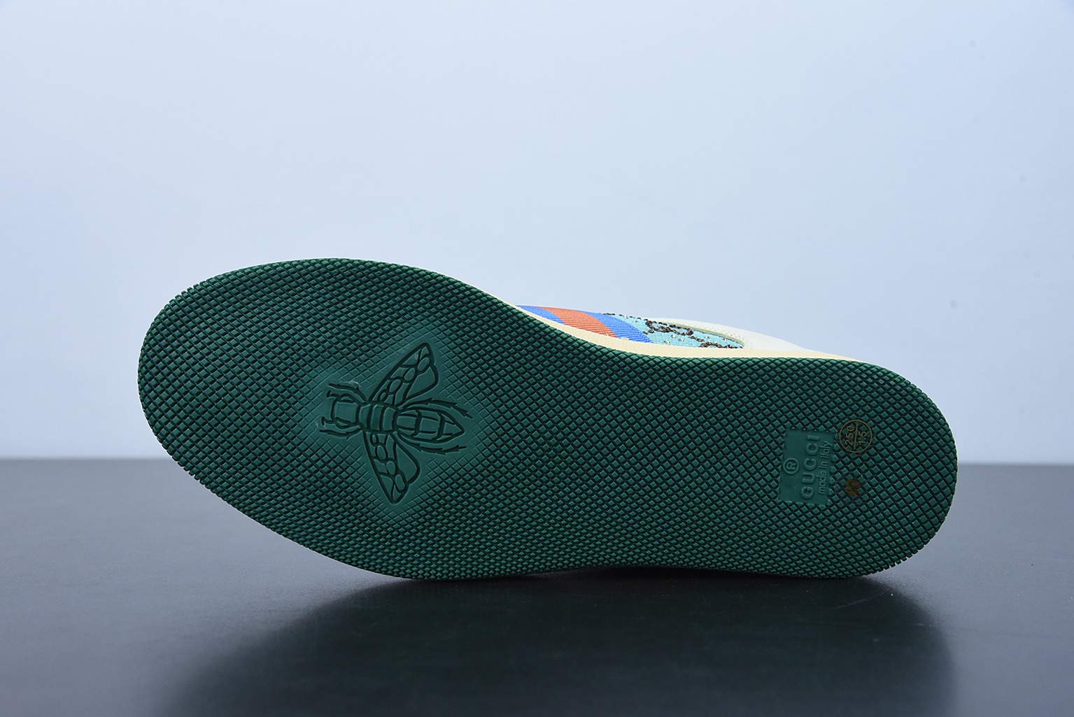 Gucci古驰小脏鞋系列 纯原绿盒 Distressed Screener sneaker 经典原型复古百搭做旧小脏板鞋