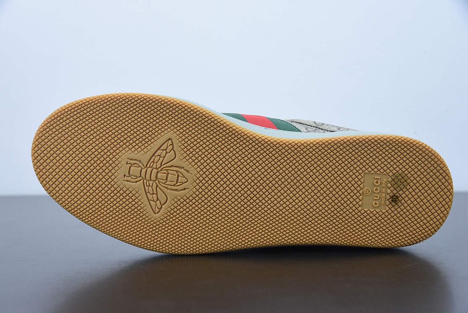 Gucci古驰小脏鞋系列 纯原绿盒 Distressed Screener sneaker 经典原型复古百搭做旧小脏板鞋