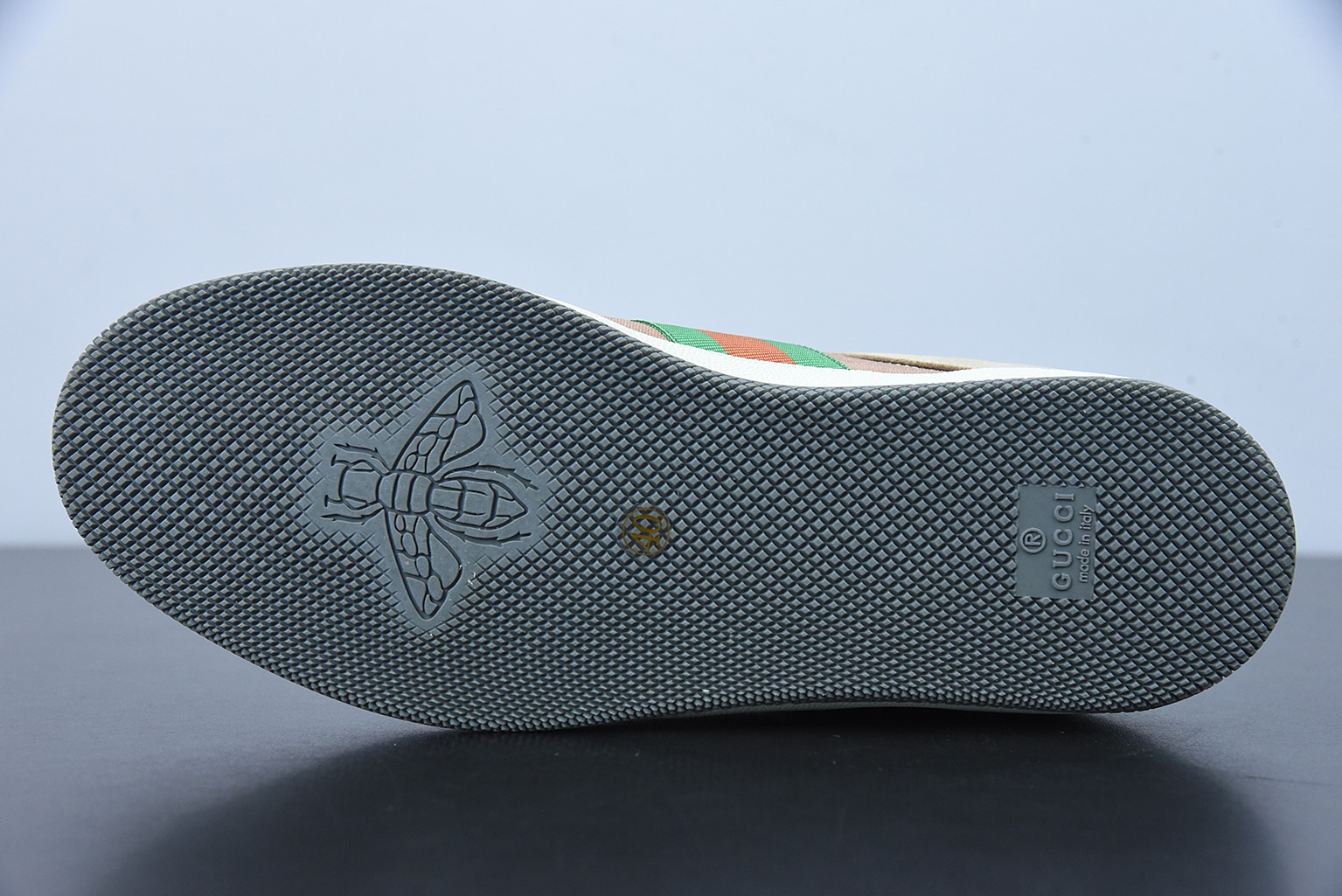 Gucci古驰小脏鞋系列 纯原绿盒 Distressed Screener sneaker 经典原型复古百搭做旧小脏板鞋