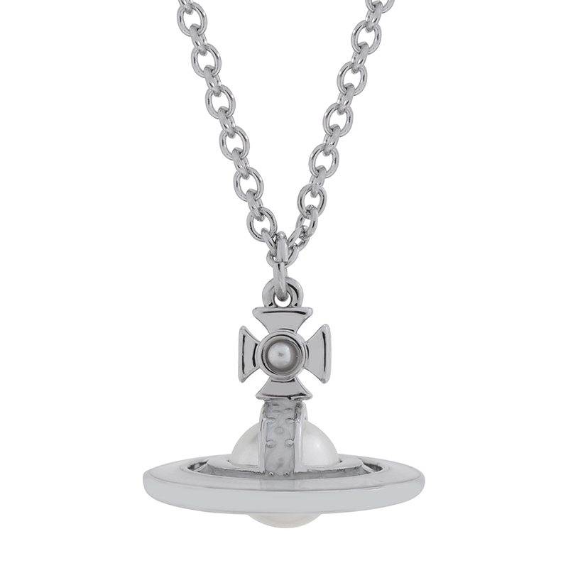 NO:103432,Queen Mother's bulge pearl paint necklace - chain silver, Queen Mother's necklace, necklace19860909西太后凸点珍珠漆项链-链条银白,西太后项链,necklace,Jewelry