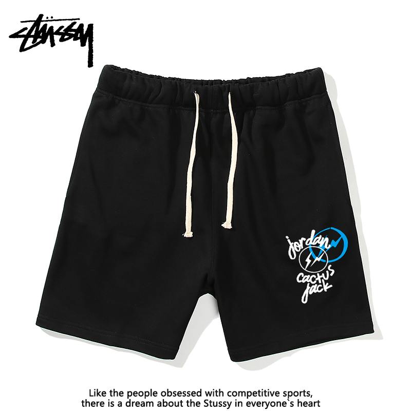 Air Jordan Clothing Shorts Black Printing Unisex Men Cotton