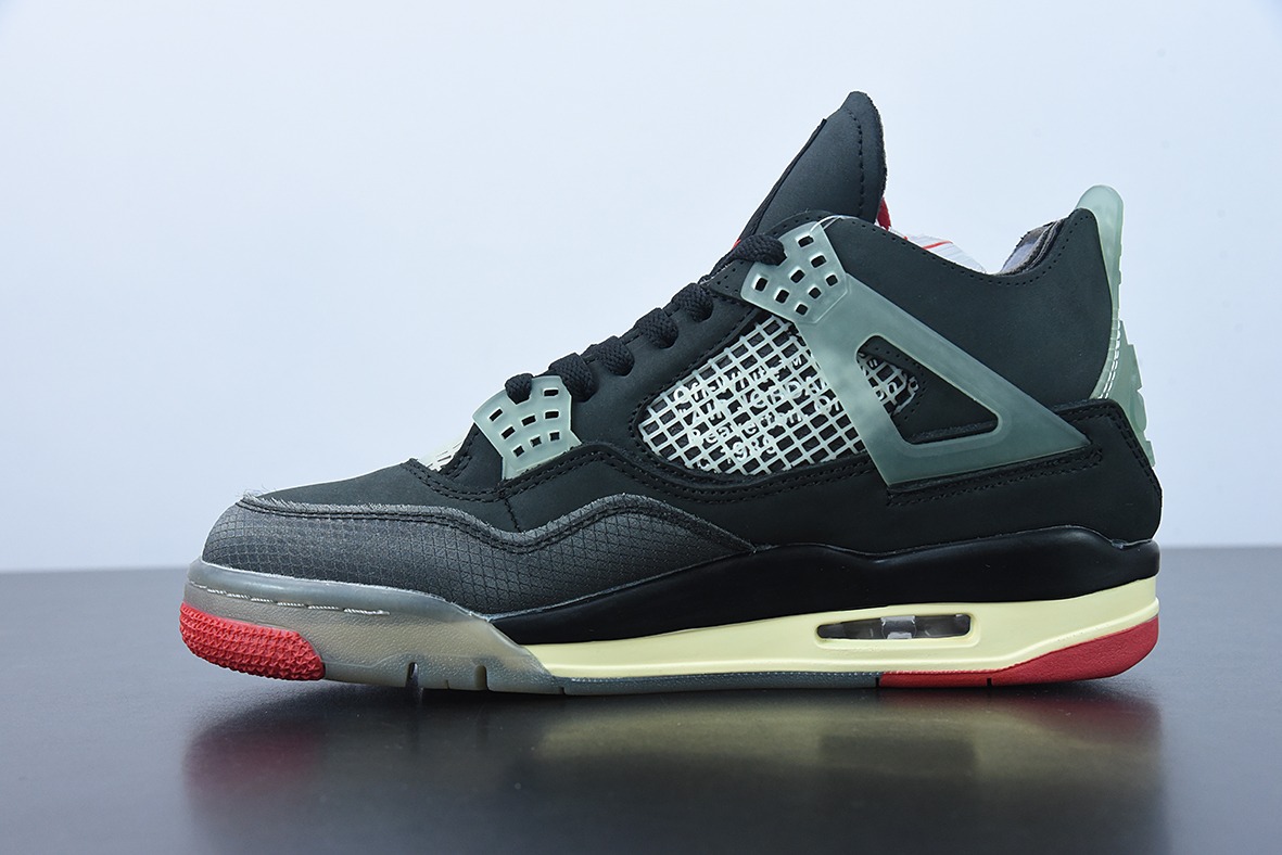 H05N3 Off-white x Air Jordan 4 AJ4乔4 OW联名 AJ4乔4 文化篮球鞋 CV9388-001