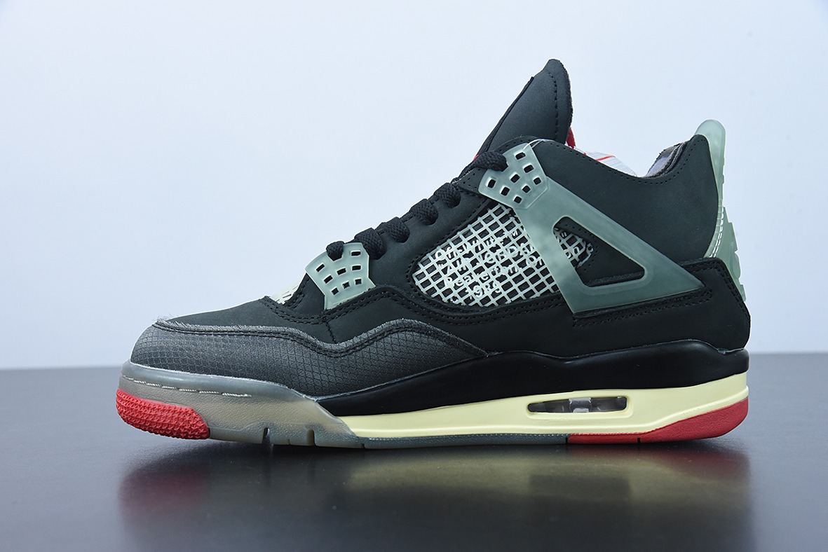 H05N3  Off-white x Air Jordan 4 AJ4乔4 OW联名 AJ4乔4 文化篮球鞋 CV9388-001