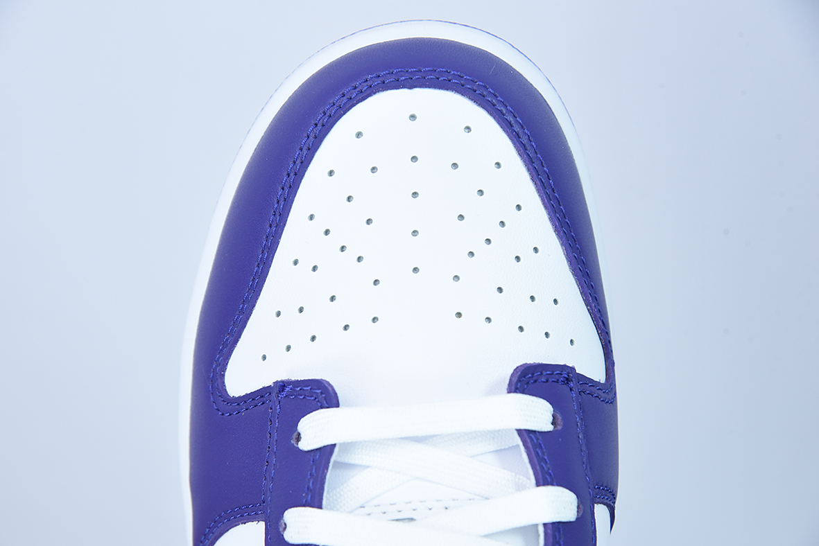 M00B5 纯原版本 NK Dunk Low " Court Purple" 白紫 低帮运动休闲板鞋 货号:DD1391-104