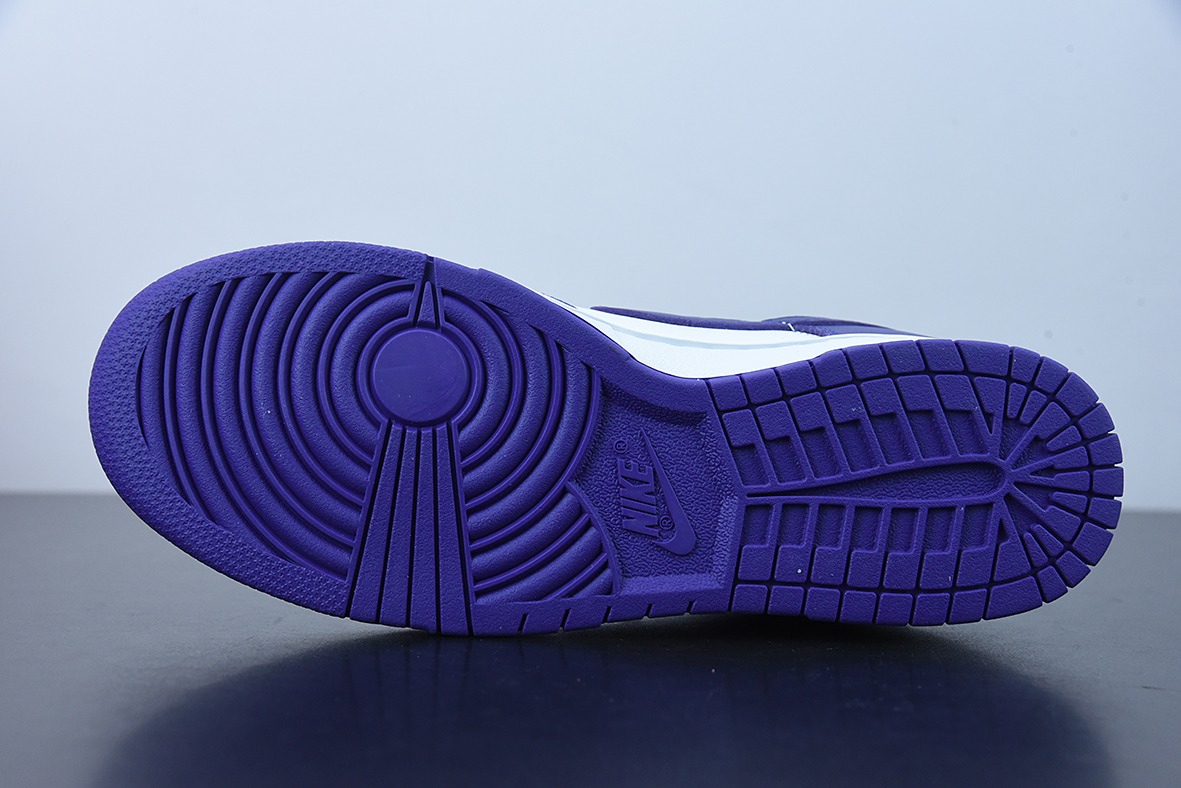 M00B5 纯原版本 NK Dunk Low " Court Purple" 白紫 低帮运动休闲板鞋 货号:DD1391-104