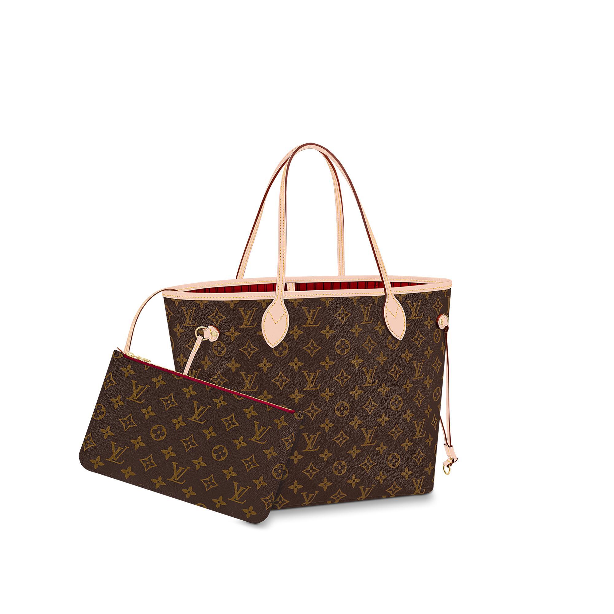 Louis Vuitton M41177 Handbag with Red Interior