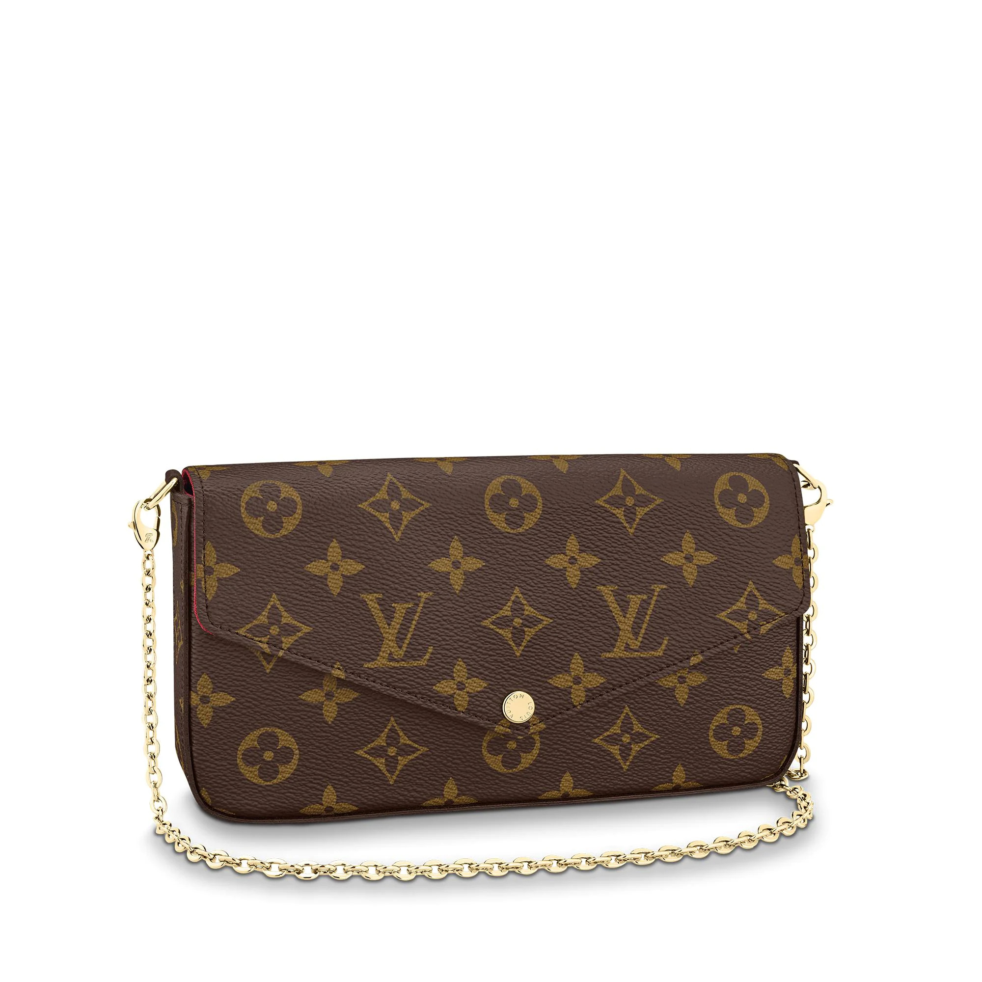 Louis Vuitton Pochette Felicie Monogram Canvas Handbag