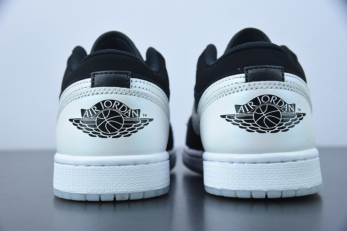 Air Jordan 1 AJ1 Low低帮 珠光白黑熊猫 男鞋 货号：DH6931-001