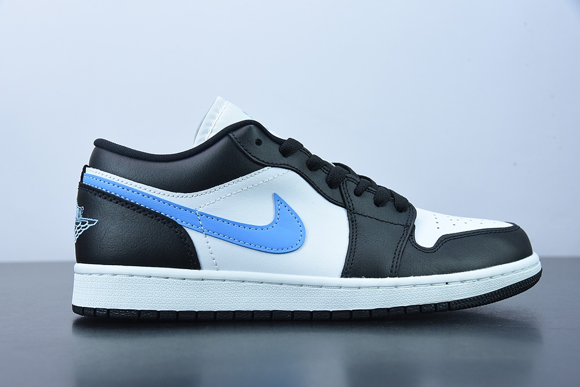 Air Jordan 1 University Blue AJ1low 低帮黑白蓝篮球鞋货号:DC0774-041