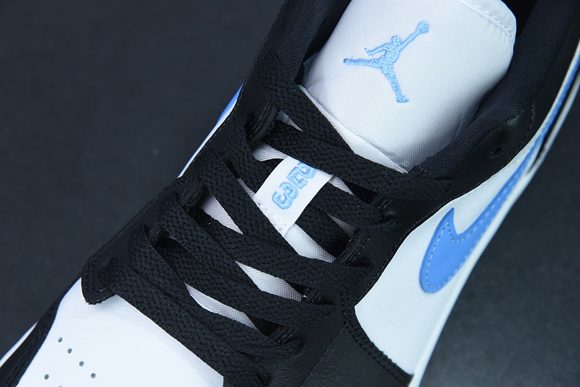 Air Jordan 1 University Blue AJ1low 低帮黑白蓝篮球鞋货号:DC0774-041