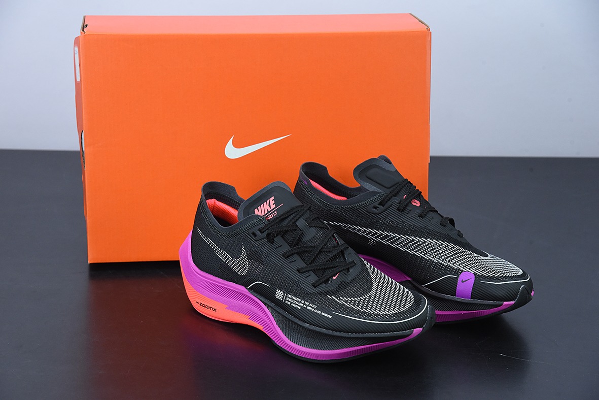 Nk ZoomX Vaporfly NEXT％ 2 马拉松针织面透气运动跑鞋 货号：CU4111-002