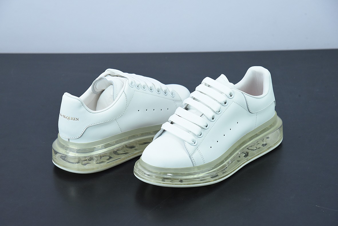亚历山大·麦昆Alexander McQueen Air Cushion Sneaker低帮时装厚底休闲气垫运动小白鞋
