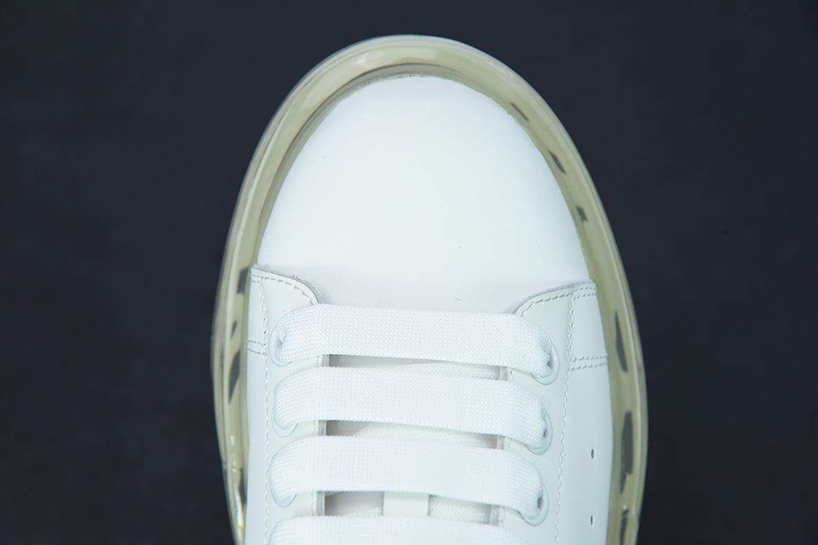 亚历山大·麦昆Alexander McQueen Air Cushion Sneaker低帮时装厚底休闲气垫运动小白鞋