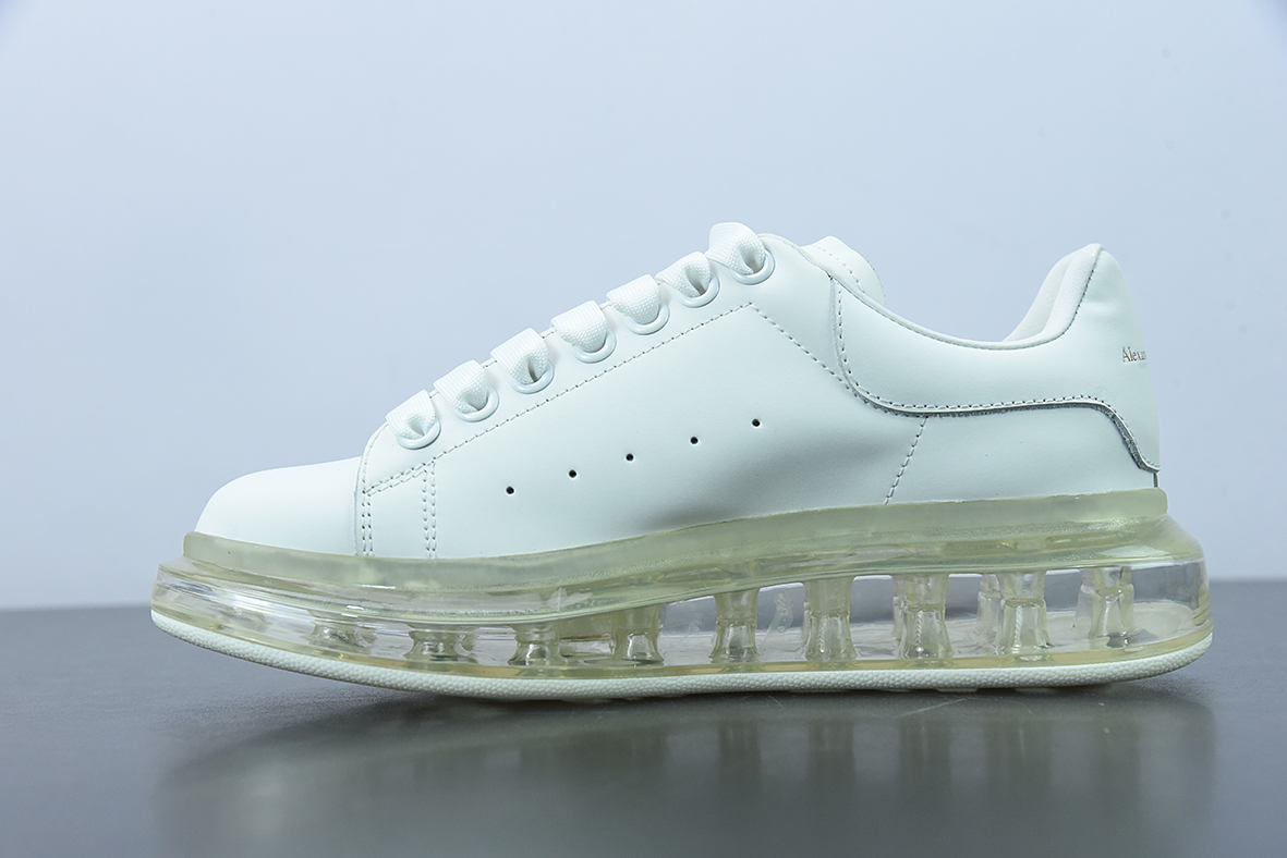 亚历山大·麦昆Alexander McQueen Air Cushion Sneaker低帮时装厚底休闲气垫运动小白鞋