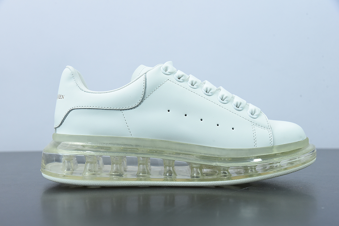 亚历山大·麦昆Alexander McQueen Air Cushion Sneaker低帮时装厚底休闲气垫运动小白鞋