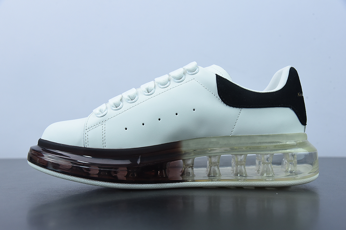 麦昆Alexander McQueen Air Cushion Sneaker低帮时装厚底休闲气垫运动小白鞋