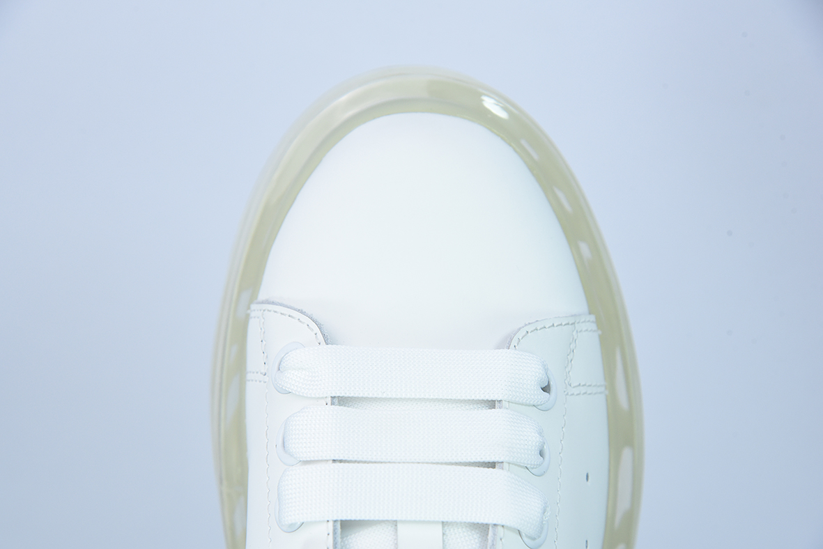 亚历山大·麦昆Alexander McQueen Air Cushion Sneaker低帮时装厚底休闲气垫运动小白鞋“