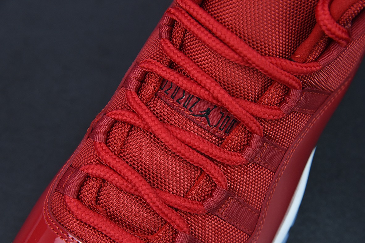 X03L6 纯原版本Air Jordan 11 Retro “Gym Red” AJ11 高帮 大学红货号：378037-623GJ