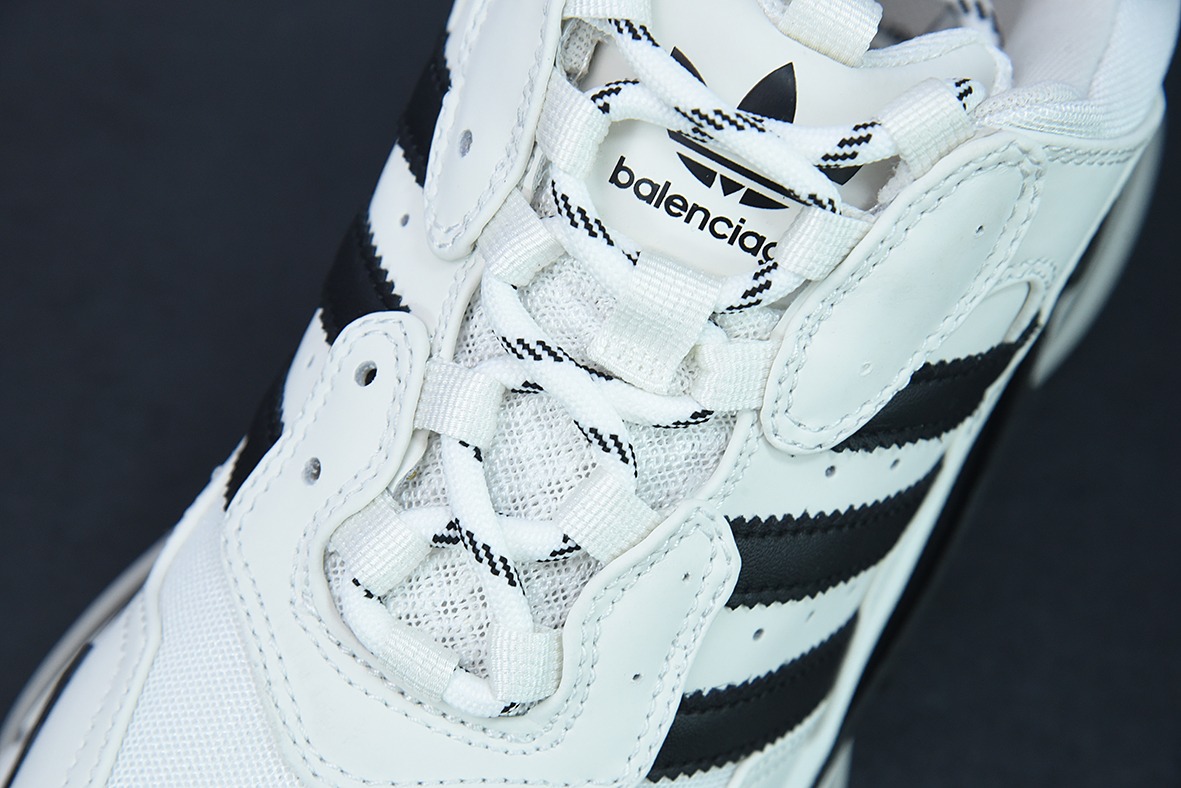 Adidas x Balenciaga Triple S Clear SoleSneaker"White/Black"时装复古厚底增高百搭休闲运动姥爷球鞋5504328000