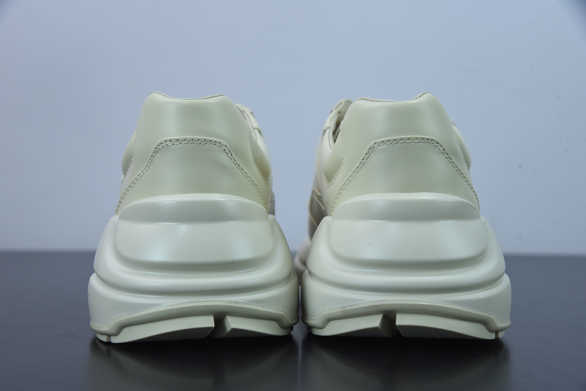 Gucci Rhyton Vintage Trainer Sneaker 古驰老爹5D皮革角状复古慢跑鞋