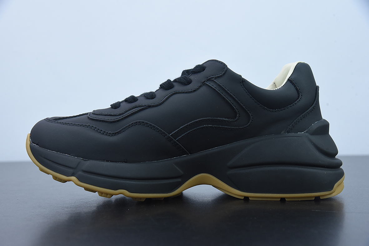 Gucci Rhyton Vintage Trainer Sneaker 古驰老爹5D皮革角状复古慢跑鞋