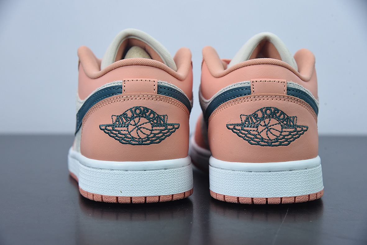 Air Jordan AJ1 Low AJ1 乔1粉绿 低帮文化板鞋 货号：DC0774-800