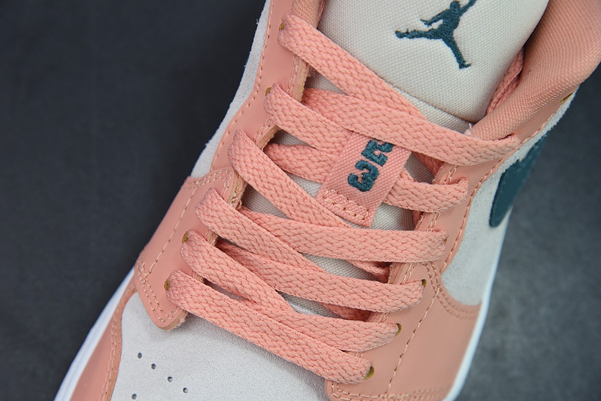 Air Jordan AJ1 Low AJ1 乔1粉绿 低帮文化板鞋 货号：DC0774-800
