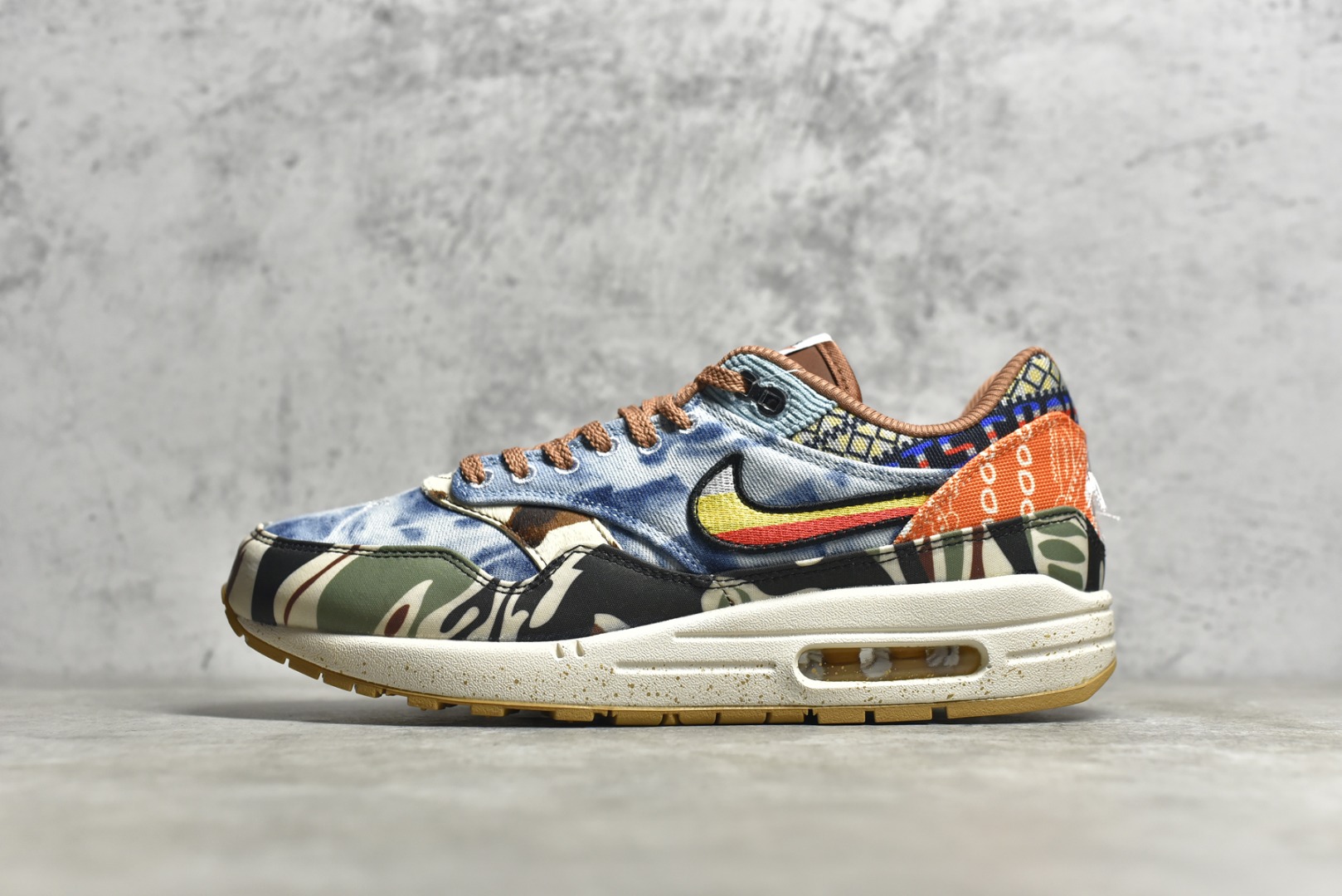 Puro original, nuevo producto🚀#Nivel de fábrica original Concepts x NK Air Max 1 zapatillas de running casuales retro,…