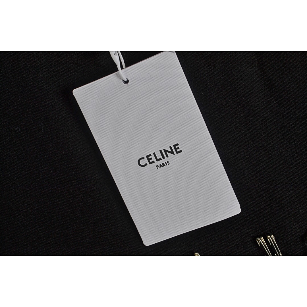 CELINE/赛琳 22ss新款别针logo短袖88-5605606015