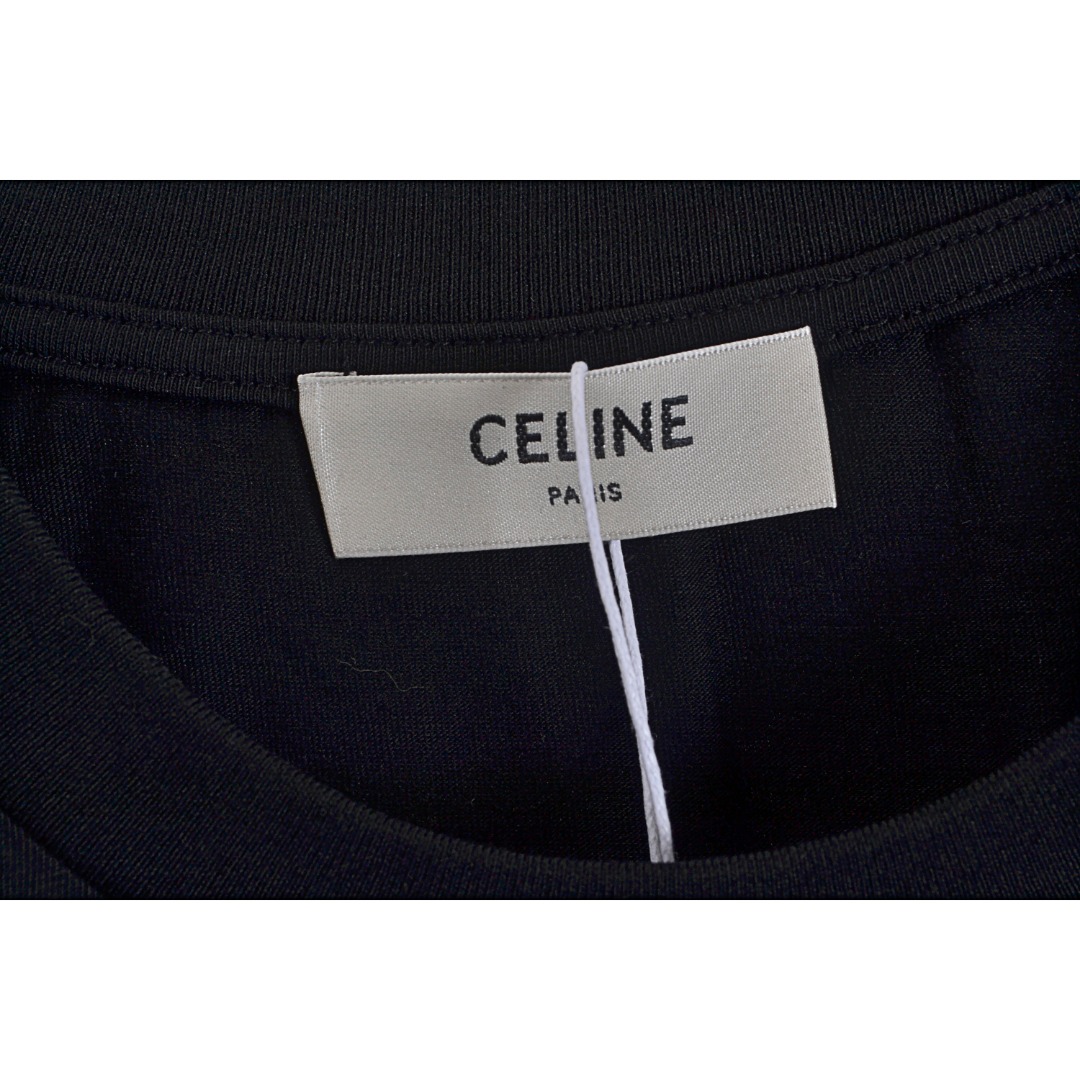 CELINE/赛琳 22ss新款别针logo短袖88-5605606015